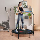Trampolín Fitness Plegable con Barra Ajustable – Cama Elástica para Entrenamiento (ENVÍO GRATIS)
