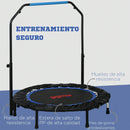 Trampolín Fitness Plegable con Barra Ajustable – Cama Elástica para Entrenamiento (ENVÍO GRATIS)