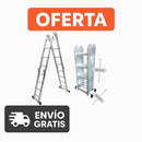 Escalera de Aluminio Articulada – 16 Escalones (ENVÍO GRATIS)