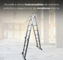 Escalera de Aluminio Articulada – 16 Escalones (ENVÍO GRATIS)