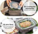 Set x12 Recipientes Herméticos de Vidrio – Conservación & Cocina Versátil (ENVÍO GRATIS)