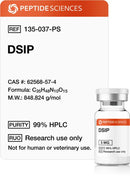 DSIP 5mg (Liofilizada) com Água Bacteriostática - Peptide Sciences