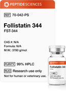 Follistatin 344 1mg (Liofilizada) com Água Bacteriostática - Peptide Sciences