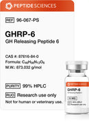 GHRP-6 10mg (Liofilizada) com Água Bacteriostática - Peptide Sciences