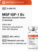MGF IGF-1 Ec 5mg (Liofilizada) com Água Bacteriostática - Peptide Sciences