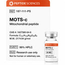 MOTS-c 50mg (Liofilizada) com Água Bacteriostática - Peptide Sciences