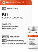 P21 (P021) 5mg (Liofilizada) com Água Bacteriostática - Peptide Sciences