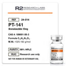 PT-141 10mg (Liofilizada) com Água Bacteriostática - R2 Research Labs