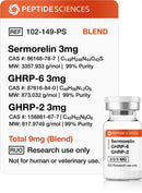 Sermorelin, GHRP-6, GHRP-2 9mg (Blend) - Peptide Sciences