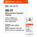 SS-31 25mg (Liofilizada) com Água Bacteriostática - Peptide Sciences
