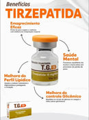 TG Tirzepatida 15mg - com 4 Ampolas (0,5 mL cada) - Indufar
