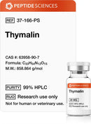 Thymalin 20mg (Liofilizada) com Água Bacteriostática - Peptide Sciences